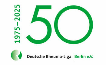 Logo 50-jähriges Jubiläum der Deutsche Rheuma-Liga Berlin e.V.